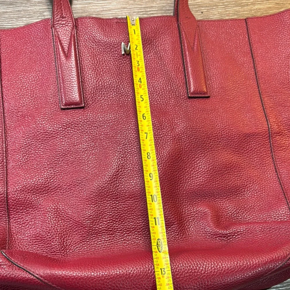 Michael Kors Burgundy Leather Tote